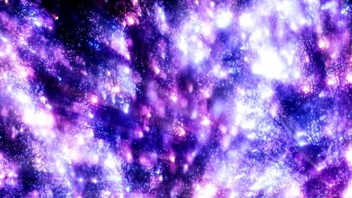 Glimmering Purple Blue Abstract Particle Background Loop