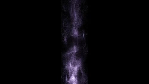 Dynamic Lavender Dust Particle Stream Reveal