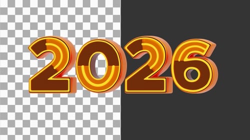 3D Animation of Scrolling Timeline | Alpha Channel