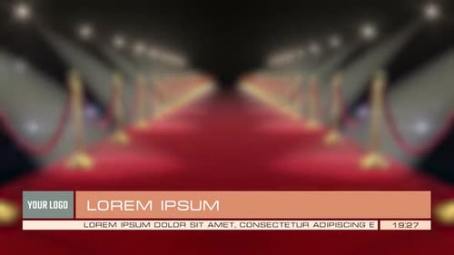 Clean Corporate Lower Third Title Animation