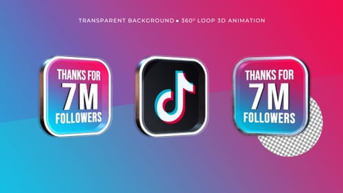 Thanks For 7M Followers Tik Tok