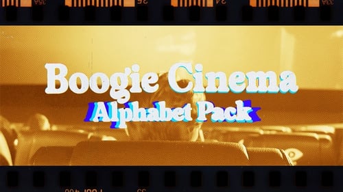 Pack of 88 Boogie Cinema Typefaces on Alpha