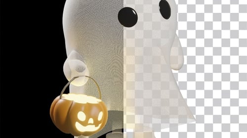Cute Cloth Ghost portrait