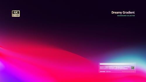 Vibrant Fluid Gradient Abstract Background Loop
