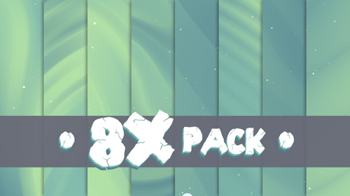 Grünes und blaues abstraktes Hintergrundpaket