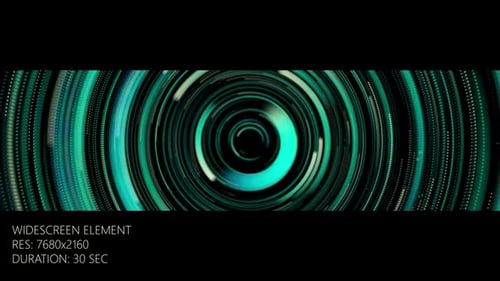 Widescreen-Kreise Grün