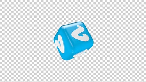 Vimeo Icon On 3D Box