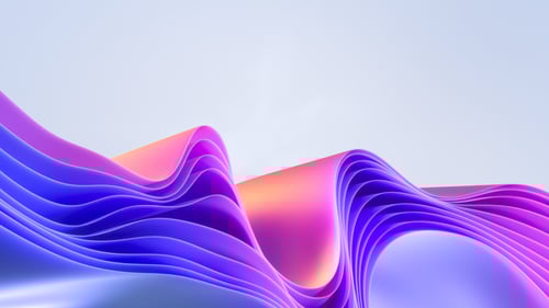 Colorful Smooth Floating Shapes Background