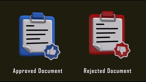 Documentos aprobados | Documentos rechazados