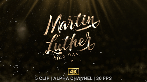 Golden Script Martin Luther King Day Title Reveal