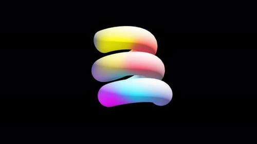 Dynamic 3D Fluid Abstract Loop Background Animation
