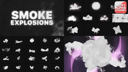 Dynamic Smoke Explosions and Reveal Transitions