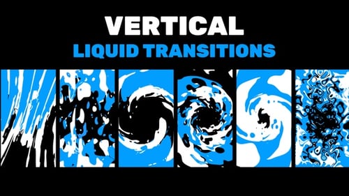 Vertical Liquid Splash Transitions