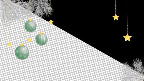 Christmas Background Alpha Channel 1080p