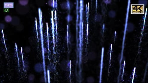 Motion Abstract Line Particle Trail A1 4K