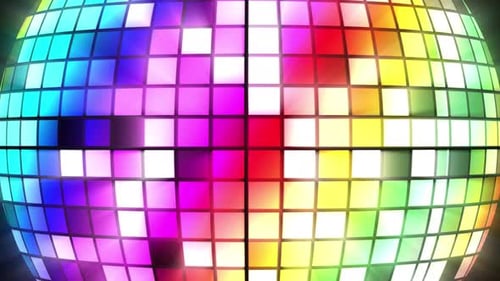 Disco zoom in Ball 4k