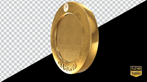 Opulent 3D Diamond Pin Collection: Diamond