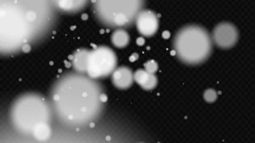 Glowing Particle Flow with Alpha Channel V9