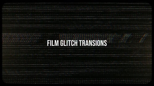 Retro Film Glitch Transitions Pack