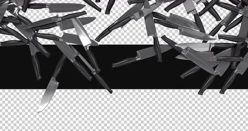 3d Chef Knife Transition Animation