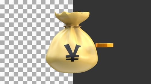 3D Yuan | Alpha Channel