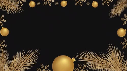 Gold New Background | New Year | Alpha Channel