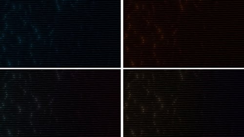 Dynamic Shimmering Horizontal Light Lines Background