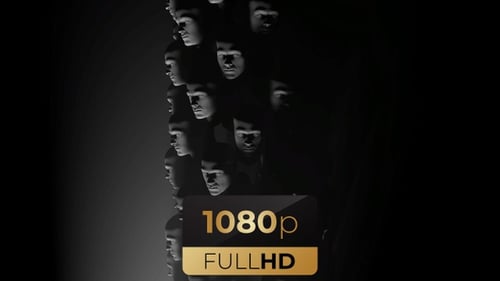 Abstract 3D Heads Column Reveal with Dynamic Light