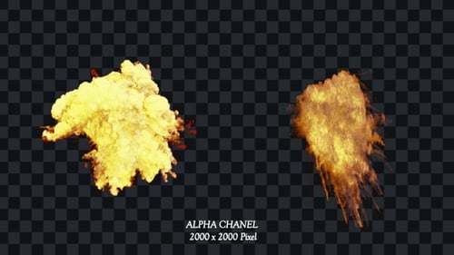 Fire Aerial Explosion pack V.2