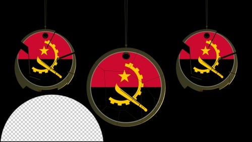 Angola Flag Icon