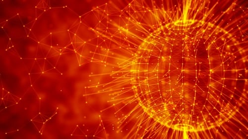 Plexus Sphere Network Background Loop V3