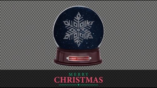 Festive Christmas Snow Globe Light Reveal