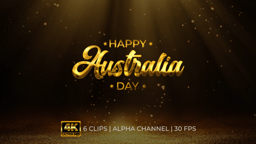 Happy Australia Day Animation
