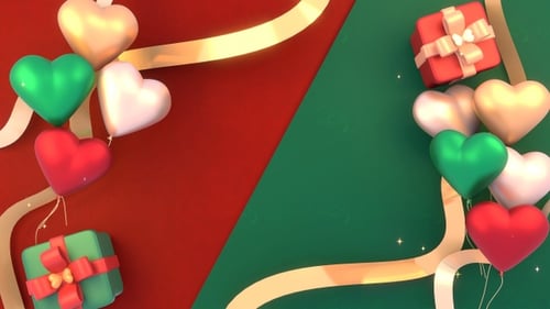Christmas Gifts View From Above
