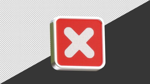 Marca cruzada errada em 3D | Alpha Channel