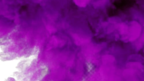 Purple Fluid Smoke Cloud Transition Reveal