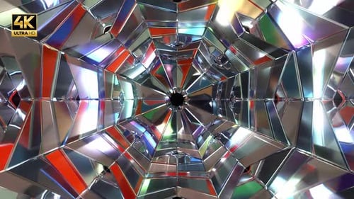 Colorful Reflective Cycle 4K