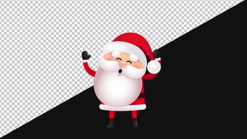 Santa Animation 2 | Alpha Channel