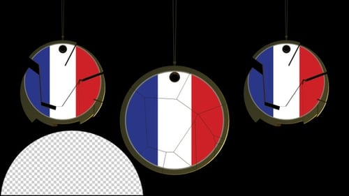 Frankreich-Flaggen-Symbol