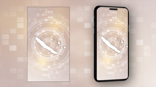 Modern Digital Map Outline Drawing and Fill Animation