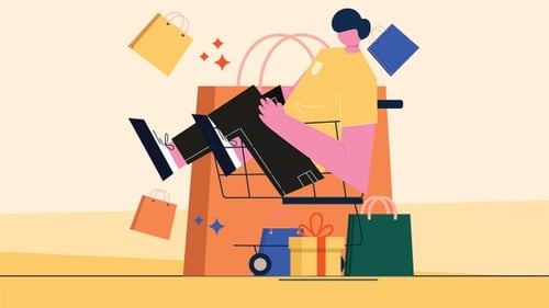 Black Friday Motion Graphic Illustration