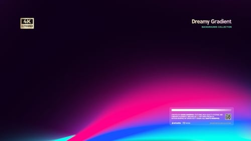 Vibrant Fluid Neon Abstract Waves Loop Background