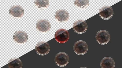 Animation 3D de la guérison de la peau | Alpha Channel