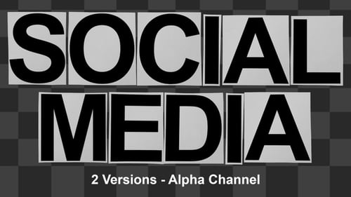 Crumpled Paper Letter Social Media Text Animation