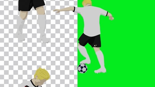 Germany footballer animation Portrait