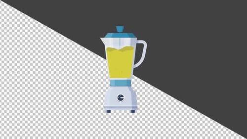 Blender Making Juice - Full HD Alpha