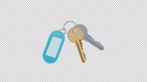 Key Access Door Safety Holder Key Animation 4K