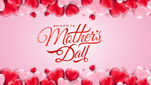 Happy Mother's Day Script Text Reveal Animation