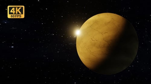 Rotating Planet Orbiting a Distant Star