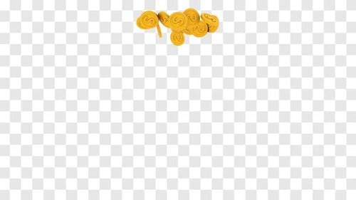 Animated Golden Dollar Coins Falling